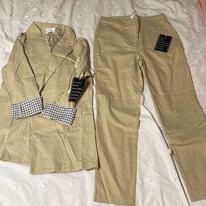Brand new linen suit